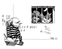 MILOSEVIC JAILED IN HAAG by Riber Hansson