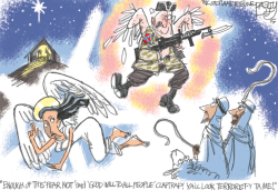 CHRISTMAS MESSAGE  by Pat Bagley
