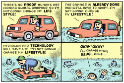 GLOBAL WARMING LIFESTYLE COLOR by Andy Singer
