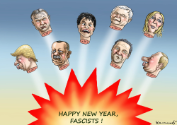 HAPPY NEW YEAR FOR FASCISTS by Marian Kamensky