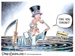 NEW YEAR MIDWEST FLOODING by Dave Granlund
