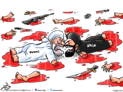 SUNNI  SHIA WAR     by Osama Hajjaj