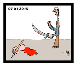 ONE YEAR AFTER CHARLIE HEBDO by Arend Van Dam