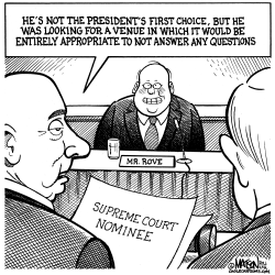 KARL ROVE'S TAKES THE SUPREME FIFTH by R.J. Matson