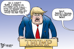 CHEATING TRUMP by Bruce Plante