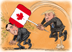 DONALD TRUMP BIRTHER-BASHES TED CRUZ  by Daryl Cagle