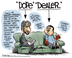 THE DOPE AND THE DEALER  by John Cole