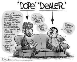 THE DOPE AND THE DEALER BW by John Cole