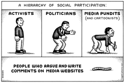 HIERARCHY OF SOCIAL PARTICIPATION HORIZONTAL by Andy Singer