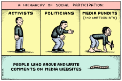 HIERARCHY OF SOCIAL PARTICIPATION HORIZONTAL  by Andy Singer