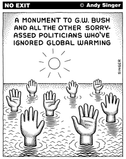 GLOBAL WARMING MONUMENT by Andy Singer
