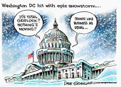 WASHINGTON DC SNOWSTORM by Dave Granlund