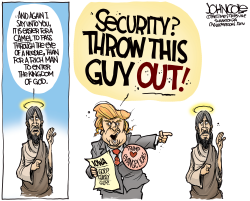 JESUS AND THE DONALD  by John Cole