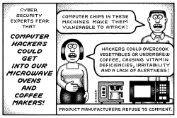 COMPUTER HACK APPLIANCES HORIZONTAL by Andy Singer