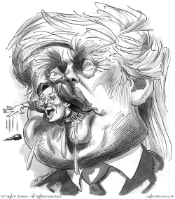 BAD CASE OF TRUMP MOUTH by Taylor Jones