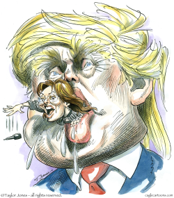 BAD CASE OF TRUMP MOUTH -  by Taylor Jones