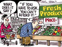 PRODUCE PRICES by Steve Nease