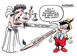 PLANNED PARENTHOOD FOES INDICTED by Jimmy Margulies