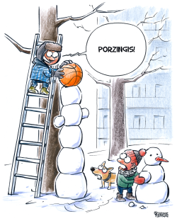 PORZINGIS SNOWMAN by Gatis Sluka