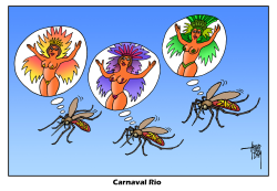 ZIKA AND CARNAVAL RIO by Arend Van Dam