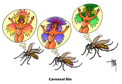 ZIKA AND CARNAVAL RIO by Arend Van Dam