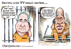 MADOFF AND OJ TV MINI-SERIES by Dave Granlund