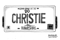 CHRISTIE AND NEW HAMPSHIRE by Jimmy Margulies