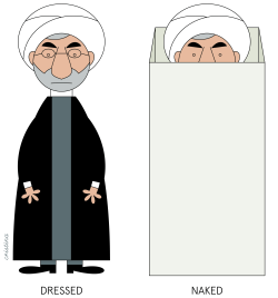 DRESSED AN NAKED - ROUHANI IN ITALY by Christina Sampaio