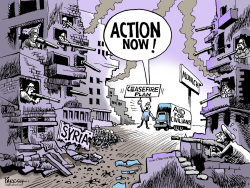 SYRIA CEASEFIRE PLAN  by Paresh Nath