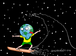 GRAVITATIONAL WAVES AND THE EARTH by Arcadio Esquivel