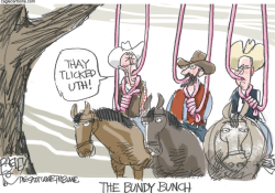 THE BUNDY BUNCH  by Pat Bagley