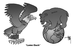 LAME DUCK USA by Arend Van Dam