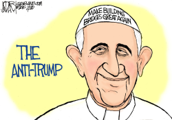 TRUMP AND POPE FRANCIS by Jeff Darcy