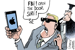 APPLE VS THE FBI by Patrick Chappatte