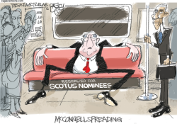 GOP OBSTRUCTION  by Pat Bagley