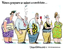 VOTERS PREPARE by Dave Granlund