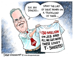 JEB AND DONOR T-SHIRTS by Dave Granlund
