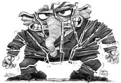 SHATTERED REPUBLICANS by Daryl Cagle