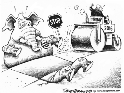 STOPPING TRUMP by Dave Granlund