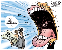 TRUMP'S MOUTH  by John Cole