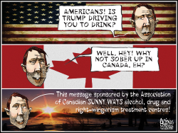 TRUMP REHAB CANADA by Terry Mosher