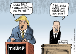 TRUMP AND  ERDOGAN by Patrick Chappatte