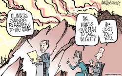ADO CLIMATE PLAN  by Mike Keefe