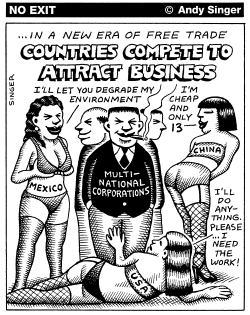 FREE TRADE COMPETITION by Andy Singer