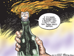 DENIED THE NOMINATION by Kevin Siers