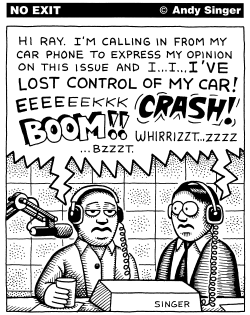 CAR PHONES by Andy Singer
