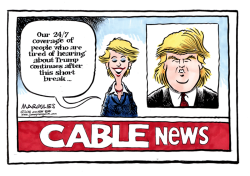 TRUMP AND THE MEDIA by Jimmy Margulies
