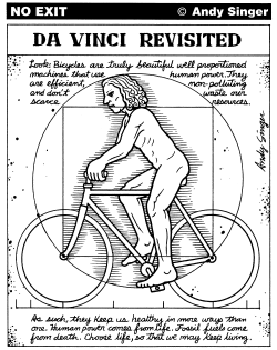 DA VINCI BICYCLE by Andy Singer