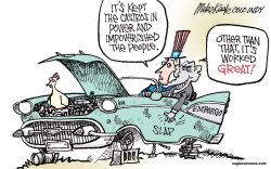 CUBAN EMBARGO  by Mike Keefe