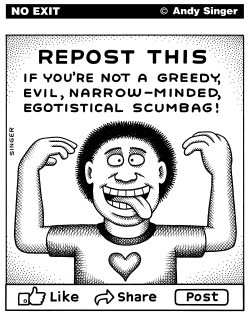 REPOST THIS by Andy Singer